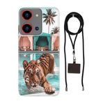 Senada Reeder S19 Max Pro S Zoom ile Uyumlu Kılıf Hangover Silikon İpli Boyun Askı Aparatı