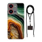 Senada Reeder S19 Max Pro S Zoom ile Uyumlu Kılıf Holly Ametist Silikon İpli Boyun Askı Aparatı