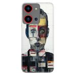 Senada Reeder S19 Max Pro S Zoom İle Uyumlu Kılıf Resimli Baskılı Nano Silikon Art Collage