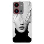 Senada Reeder S19 Max Pro S Zoom İle Uyumlu Kılıf Resimli Baskılı Nano Silikon Art Girl