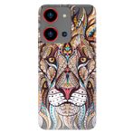 Senada Reeder S19 Max Pro S Zoom İle Uyumlu Kılıf Resimli Baskılı Nano Silikon Aslan Mandala