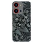 Senada Reeder S19 Max Pro S Zoom İle Uyumlu Kılıf Resimli Baskılı Nano Silikon Broken