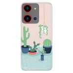 Senada Reeder S19 Max Pro S Zoom İle Uyumlu Kılıf Resimli Baskılı Nano Silikon Cactus Co