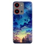 Senada Reeder S19 Max Pro S Zoom İle Uyumlu Kılıf Resimli Baskılı Nano Silikon Cloud City