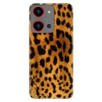 Senada Reeder S19 Max Pro S Zoom İle Uyumlu Kılıf Resimli Baskılı Nano Silikon Leopar Kürk