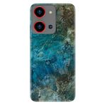 Senada Reeder S19 Max Pro S Zoom İle Uyumlu Kılıf Resimli Baskılı Nano Silikon Mavi Mermer