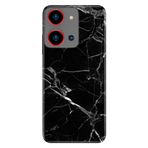 Senada Reeder S19 Max Pro S Zoom İle Uyumlu Kılıf Resimli Baskılı Nano Silikon Mermer Siyah