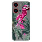 Senada Reeder S19 Max Pro S Zoom İle Uyumlu Kılıf Resimli Baskılı Nano Silikon Papağan