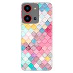 Senada Reeder S19 Max Pro S Zoom İle Uyumlu Kılıf Resimli Baskılı Nano Silikon Renkli Çatı