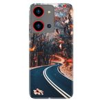 Senada Reeder S19 Max Pro S Zoom İle Uyumlu Kılıf Resimli Baskılı Nano Silikon Romantik Yol