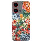 Senada Reeder S19 Max Pro S Zoom İle Uyumlu Kılıf Resimli Baskılı Nano Silikon Sanatsal Çiçek