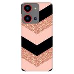 Senada Reeder S19 Max Pro S Zoom İle Uyumlu Kılıf Resimli Baskılı Nano Silikon Simli Pullu Mermer