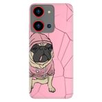 Senada Reeder S19 Max Pro S Zoom İle Uyumlu Kılıf Resimli Baskılı Nano Silikon Süslü Tarz Pug
