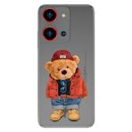 Senada Reeder S19 Max Pro S Zoom İle Uyumlu Kılıf Resimli Baskılı Nano Silikon Teddybear
