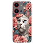 Senada Reeder S19 Max Pro S Zoom ile Uyumlu Kılıf Resimli Desenli Silikon Canım Kedim