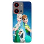 Senada Reeder S19 Max Pro S Zoom ile Uyumlu Kılıf Resimli Desenli Silikon ElsaAnnaOlaf