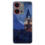 Senada Reeder S19 Max Pro S Zoom ile Uyumlu Kılıf Resimli Desenli Silikon Galata Moon