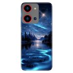 Senada Reeder S19 Max Pro S Zoom ile Uyumlu Kılıf Resimli Desenli Silikon Gece Yarısı