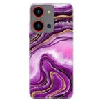 Senada Reeder S19 Max Pro S Zoom ile Uyumlu Kılıf Resimli Desenli Silikon Pembe Ametist