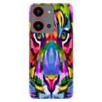 Senada Reeder S19 Max Pro S Zoom ile Uyumlu Kılıf Resimli Desenli Silikon Retro Aslan