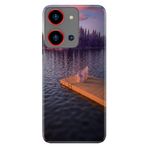 Senada Reeder S19 Max Pro S Zoom ile Uyumlu Kılıf Resimli Desenli Silikon Romantik Rıhtım