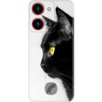 Senada Reeder S19 Max Pro S Zoom Kılıf Desenli Baskılı Tpu Rubber Kapak Kedi Bakışı - 001-Renkli