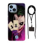 Senada Reeder S23 Pro Max ile Uyumlu Kılıf JokerRetro Silikon İpli Boyun Askı Aparatı