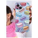 Senada Reeder S23 Pro Max ile Uyumlu Kılıf Reeder S23 Pro Max Şeffaf Silikon Baskılı Macaron