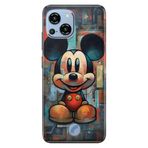 Senada Reeder S23 Pro Max ile Uyumlu Kılıf Resimli Desenli Silikon 05MickeySmile1111
