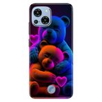 Senada Reeder S23 Pro Max ile Uyumlu Kılıf Resimli Desenli Silikon Bear Love