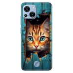 Senada Reeder S23 Pro Max ile Uyumlu Kılıf Resimli Desenli Silikon Cat