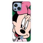 Senada Reeder S23 Pro Max ile Uyumlu Kılıf Resimli Desenli Silikon Minnie Smile