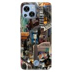 Senada Reeder S23 Pro Max ile Uyumlu Kılıf Resimli Desenli Silikon Newyork Retro