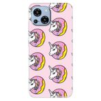 Senada Reeder S23 Pro Max İle Uyumlu Kılıf Silikon Desenli Resimli Kapak Unicorn Donut