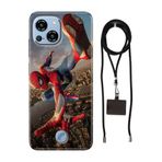 Senada Reeder S23 Pro Max ile Uyumlu Kılıf SpiderX4157878 Silikon İpli Boyun Askı Aparatı