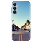 Senada Samsung A17 İle Uyumlu Kılıf Galaxy A17 Dekoratif Silikon Baskılı Kapak Miami Sunset