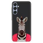 Senada Samsung A17 İle Uyumlu Kılıf Galaxy A17 Dekoratif Silikon Baskılı Kapak Şirin Zebra