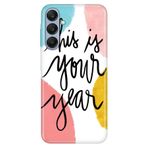 Senada Samsung A17 İle Uyumlu Kılıf Galaxy A17 Dekoratif Silikon Baskılı Kapak Your Year