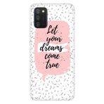 Senada Samsung Galaxy A02S İle Uyumlu Kılıf Desenli Baskılı Silikon Let Dream Love