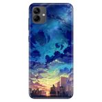 Senada Samsung Galaxy A04 İle Uyumlu Kılıf Silikon Moderna Desenli Cloud City