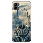 Senada Samsung Galaxy A04 İle Uyumlu Kılıf Silikon Moderna Desenli Dubai Manzara