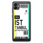 Senada Samsung Galaxy A04 İle Uyumlu Kılıf Silikon Moderna Desenli Istanbul Uçak Bileti