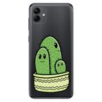 Senada Samsung Galaxy A04 İle Uyumlu Kılıf Silikon Moderna Desenli Kaktüs Ailesi