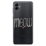Senada Samsung Galaxy A04 İle Uyumlu Kılıf Silikon Moderna Desenli Meow