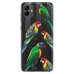 Senada Samsung Galaxy A04 İle Uyumlu Kılıf Silikon Moderna Desenli Papağan,Color216