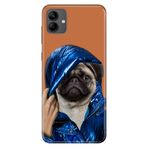 Senada Samsung Galaxy A04 İle Uyumlu Kılıf Silikon Moderna Desenli Stil Pug