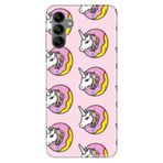 Senada Samsung Galaxy A04S İle Uyumlu Kılıf Silikon Desenli Resimli Kapak Unicorn Donut