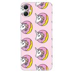 Senada Samsung Galaxy A06 İle Uyumlu Kılıf A06 Desenli Baskılı Silikon Unicorn Donut