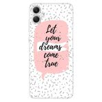 Senada Samsung Galaxy A07 İle Uyumlu Kılıf 6.7 İnc Dekoratif Silikon Baskılı Kapak Let Dream Love