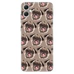 Senada Samsung Galaxy A07 İle Uyumlu Kılıf 6.7 İnc Dekoratif Silikon Baskılı Kapak Pug Pug Köpek